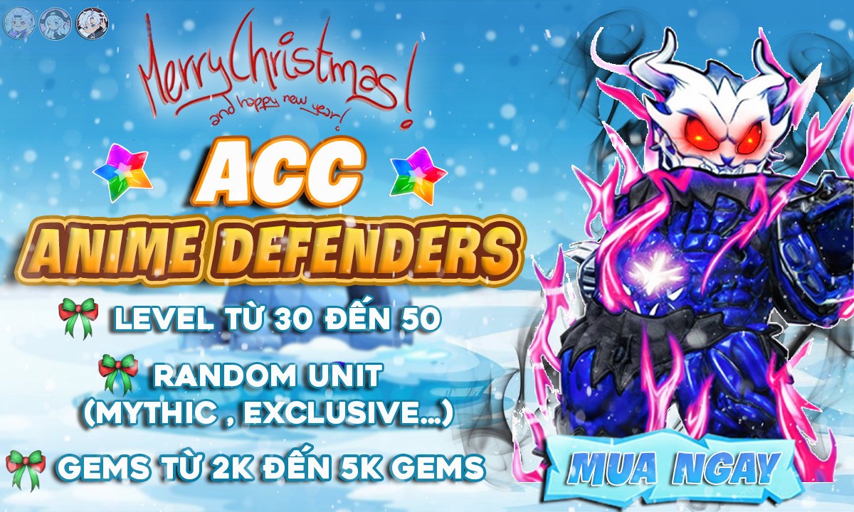 RANDOM ACC ANIME DEFENDERS