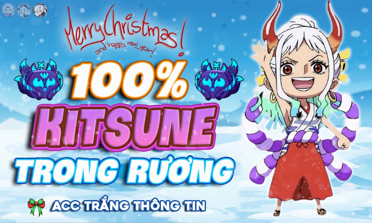 Acc 100% Có Trái Kitsune Rương