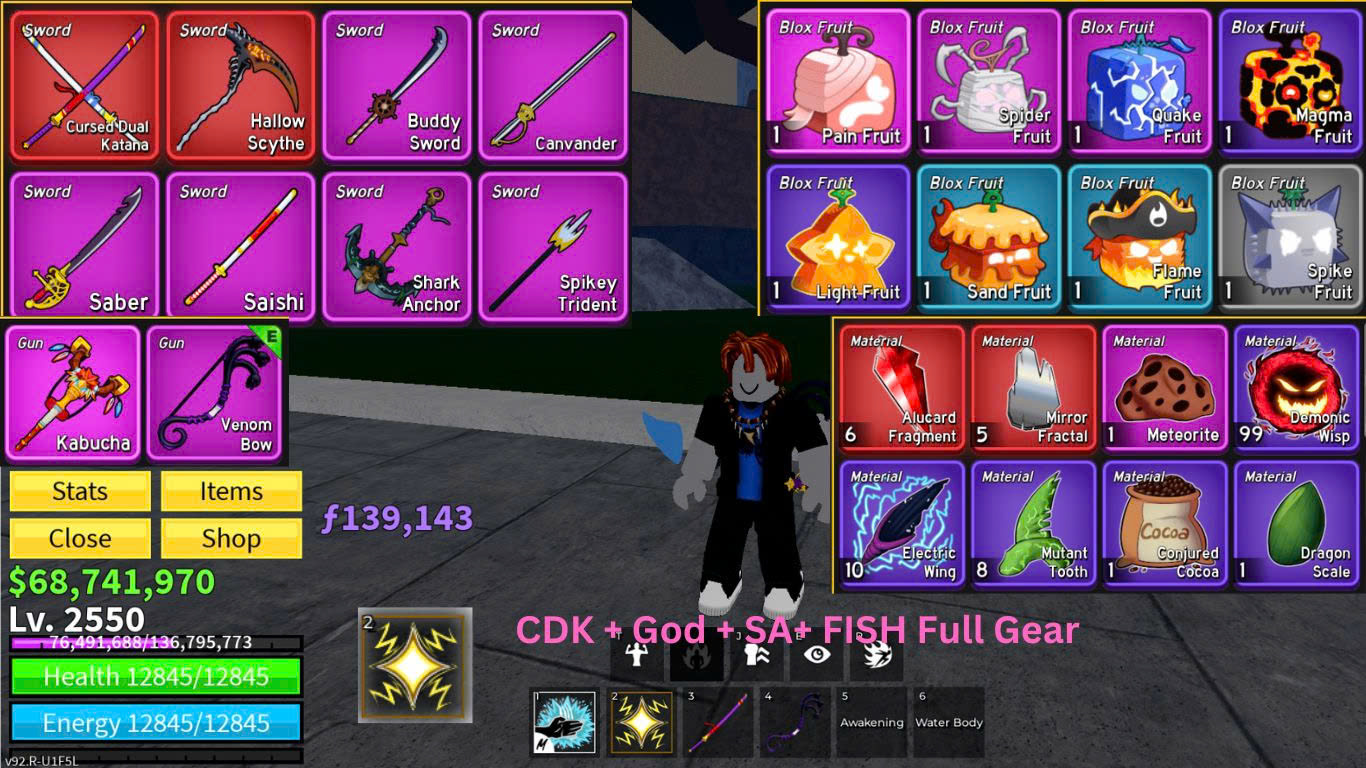 CDK + God + SA+ FISH Full Gear