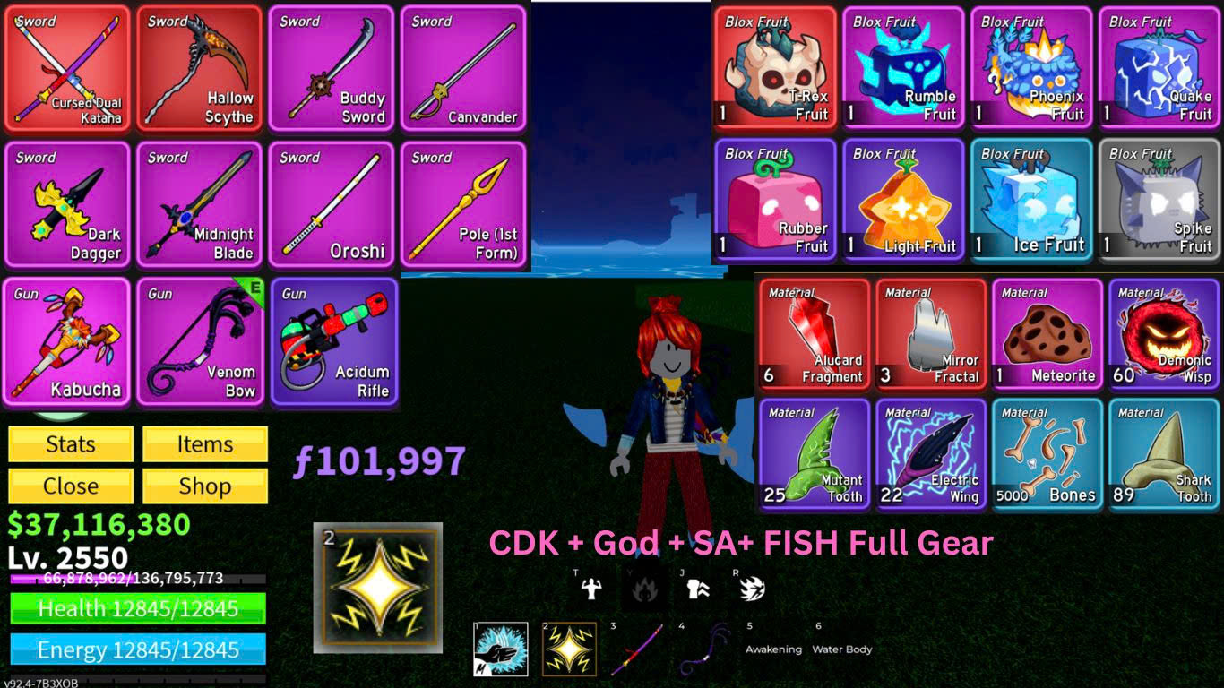 CDK + God + SA+ FISH Full Gear