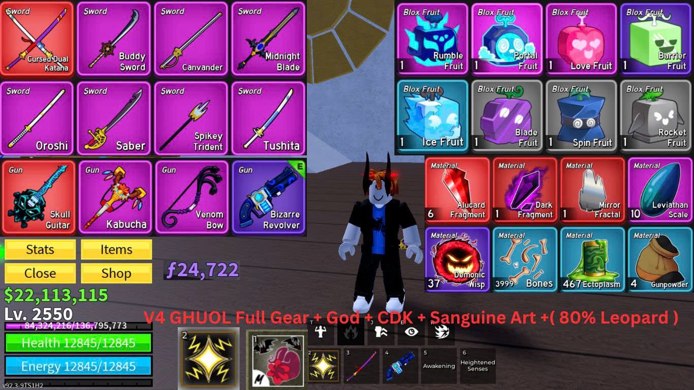V4 GHUOL  God CDK Sanguine Art