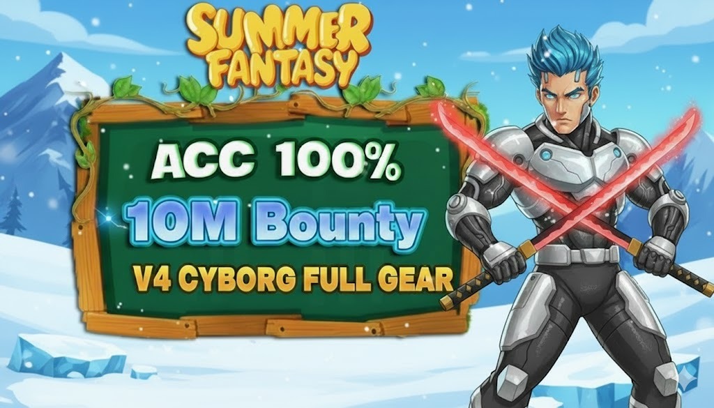 GOD + CDK + V4 CYBORG FULL GEAR + 10M BOUNTY